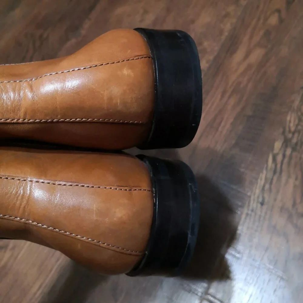 Banana Republic‎ Men’s Tan Chelsea Leather Ankle Boots  Size 9